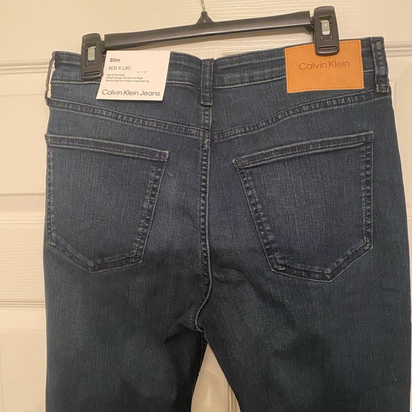 Calvin Klein Slim Fit NWT Denim Men’s Jeans - Picture 4 of 5